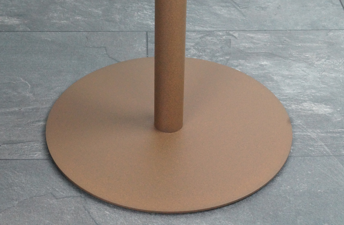 Beistelltisch, Couchtisch, Blumensäule "Johanna" in Rostoptik, Ø40cm x Höhe 80cm