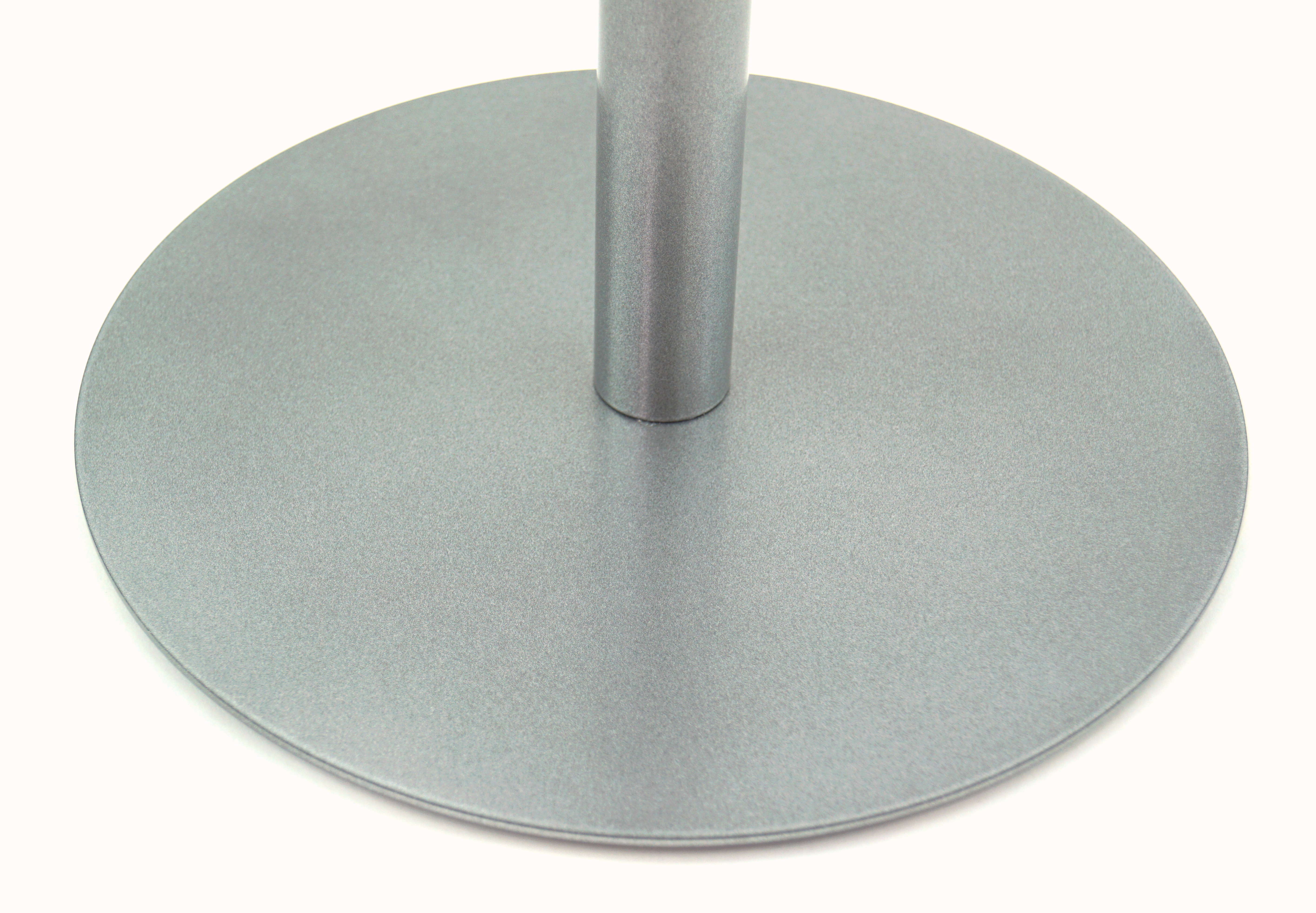 Beistelltisch, Couchtisch, Blumensäule "Ella" in Silber Brillant, Ø50cm x Höhe 70cm